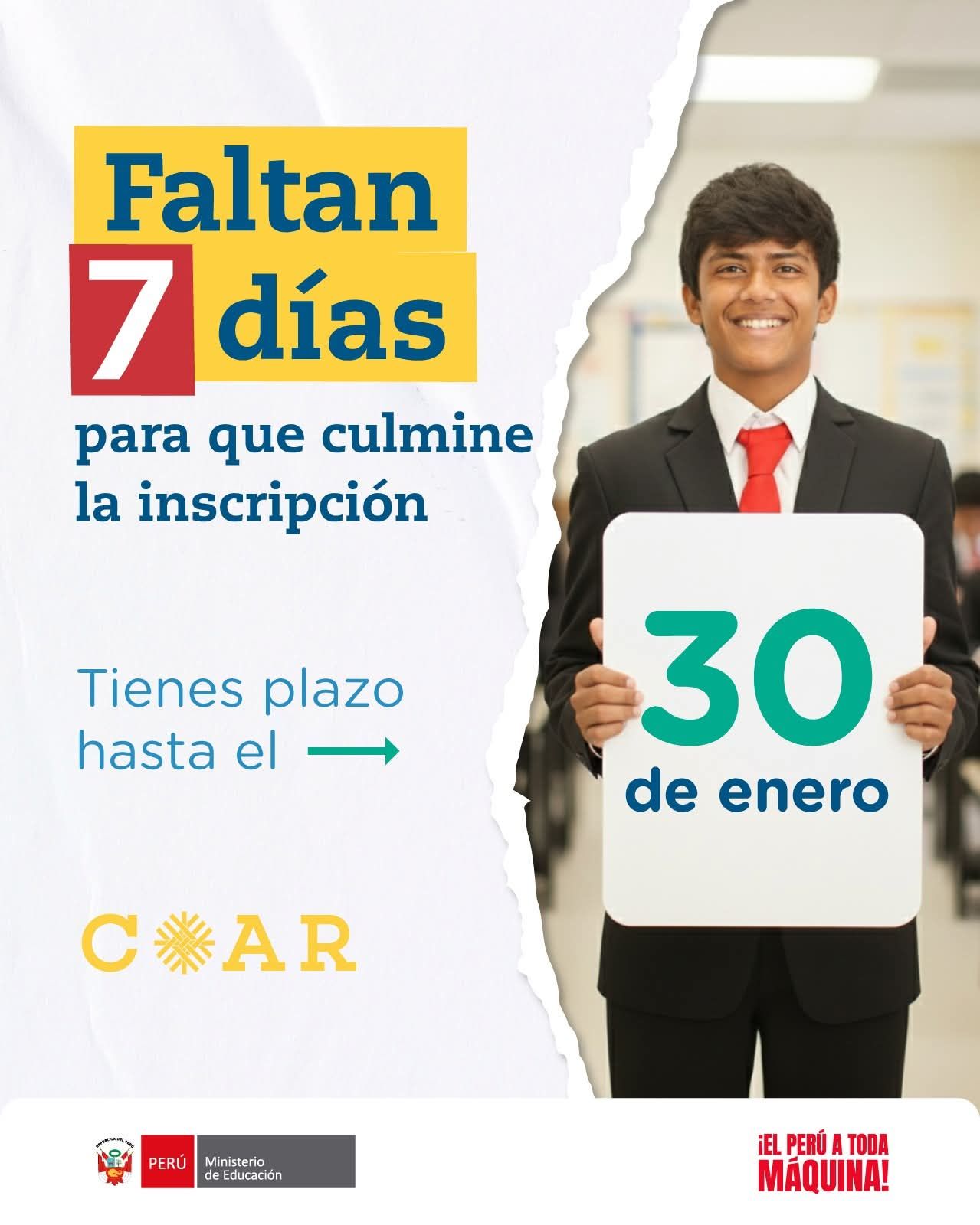 FALTAN 7 DÍAS